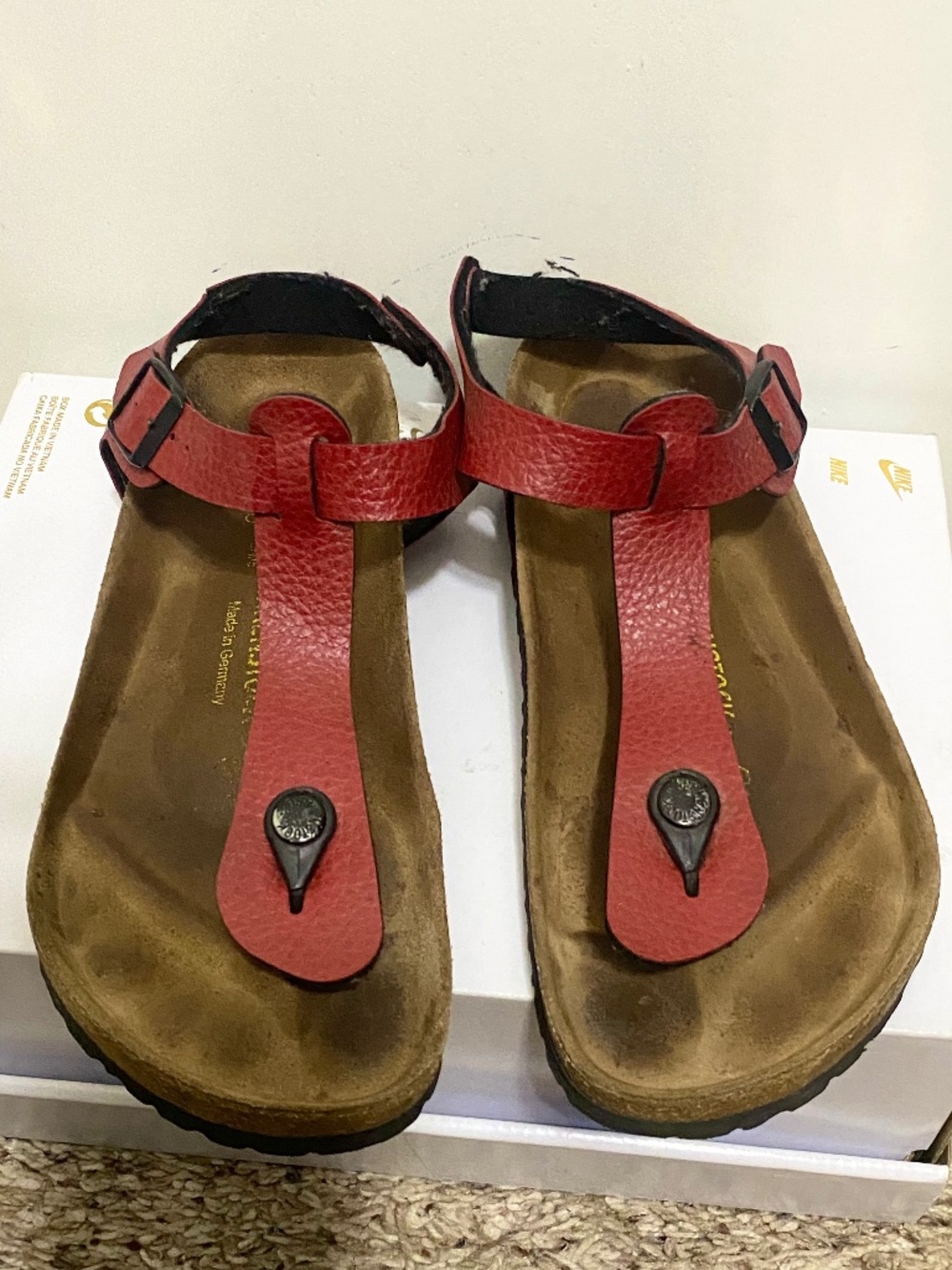Birkenstock Kairo Size 38  Women’s   Red   Sandals